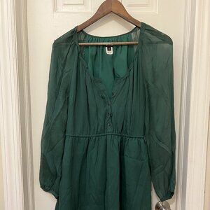 Jcrew jade green dress